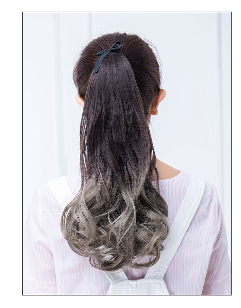 Cột tóc giả phối màu ombre, tóc cột giả ❤️FREESHIP❤️ buộc tóc giả nữ, tóc giả buộc