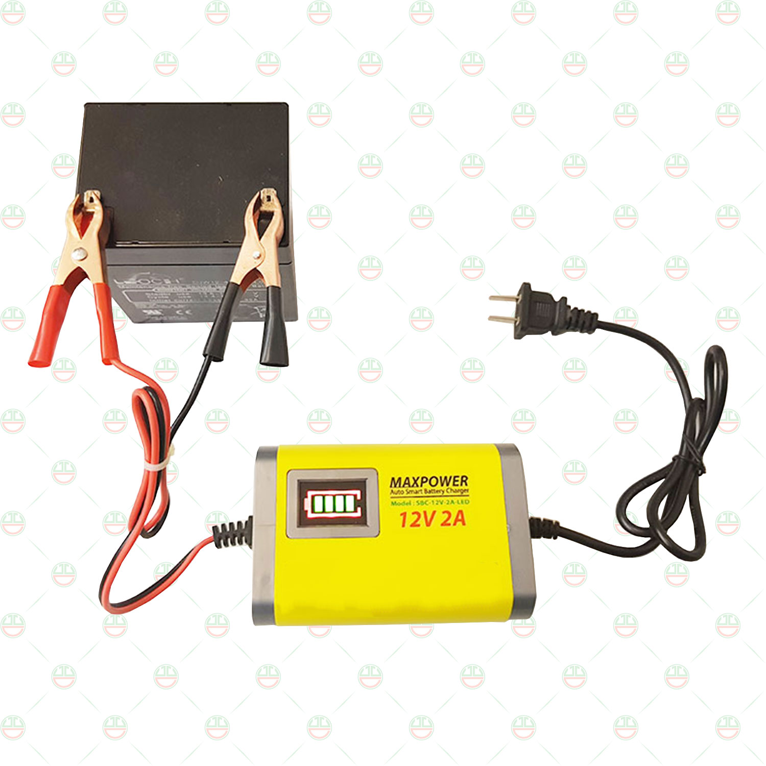 Sạc Bình Ắc Quy KhoNCC Hàng Chính Hãng - Điện áp 12V2A dòng 2~20Ah - Cho Cả Bình Khô Hoặc Nước Của Xe Máy, Ôtô - KDHS-SAQXM