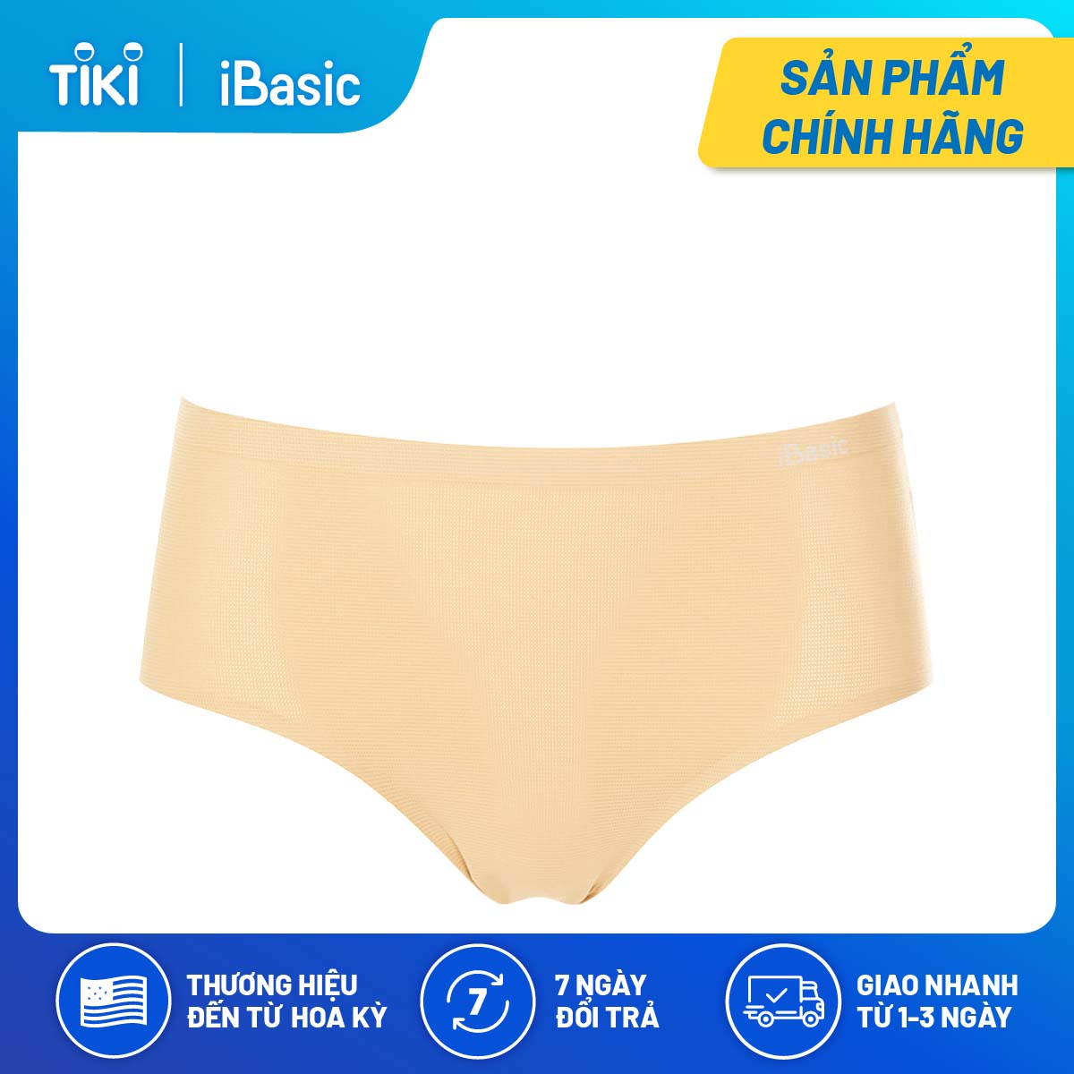 Combo 2 quần lót nữ không đường may bonding thoáng khí lưng cao iBasic PANW139