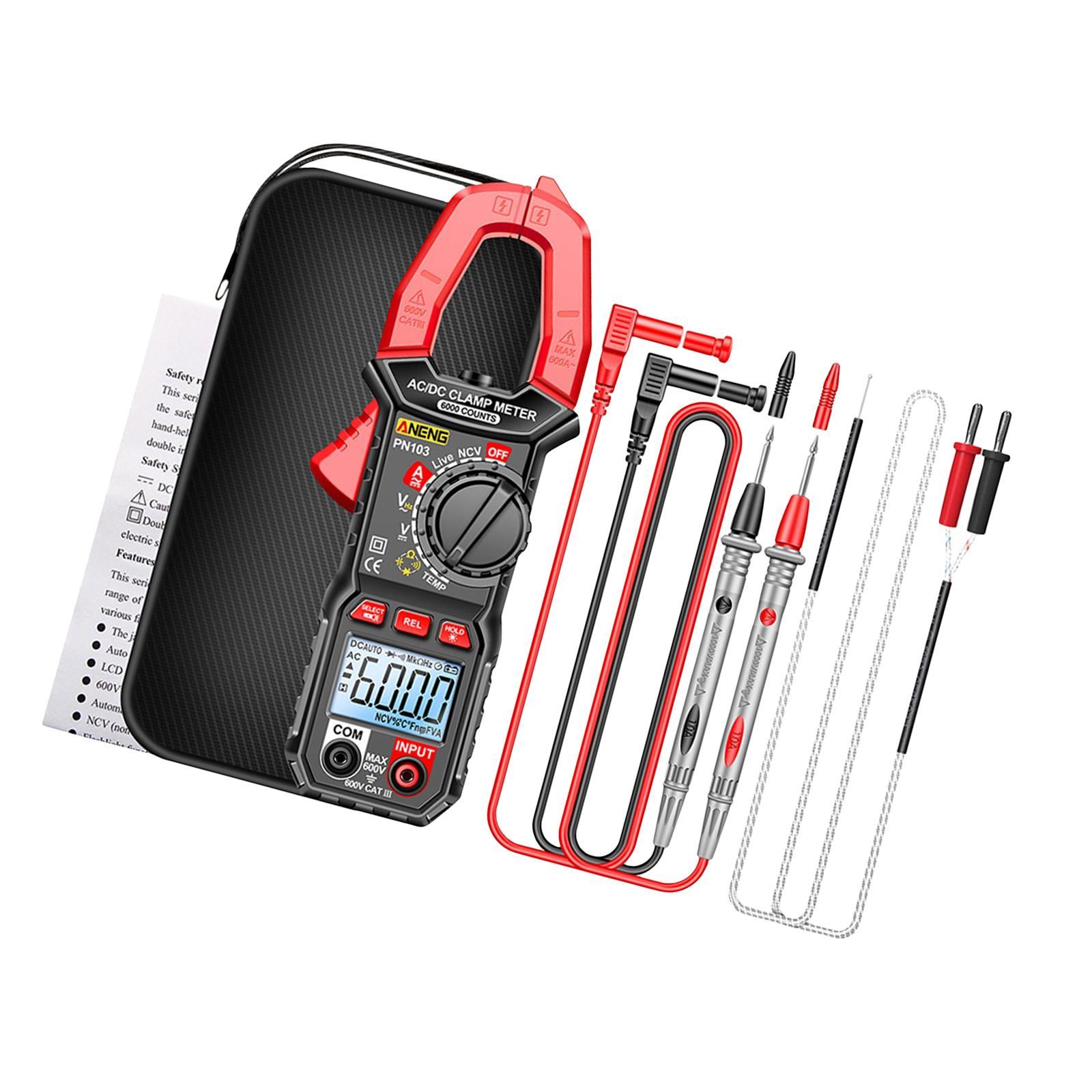 Digital Clamp Meter  DC Current Professional Multimeter 6000 Counts