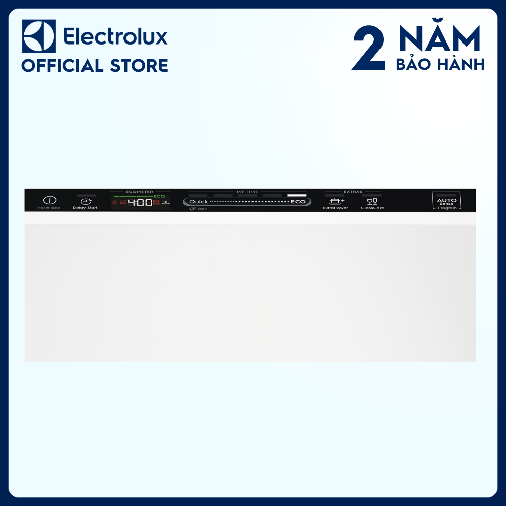 Máy rửa bát âm Electrolux UltimateCare 700 EEM48300L 60cm cho 14 bộ chén đĩa, ngăn rửa dụng cụ ăn chuyên dụng [Hàng chính hãng]