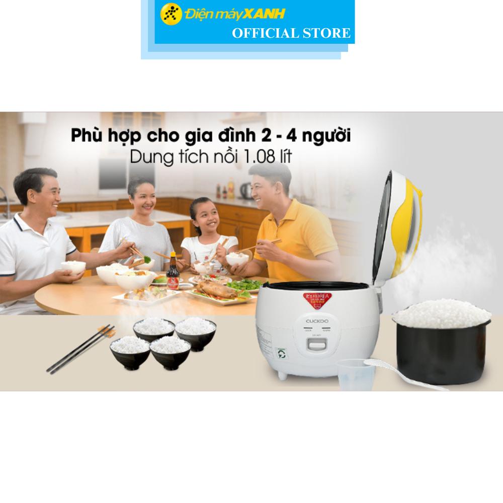 Nồi cơm nắp gài Cuckoo 1.08 lít CR-0671 - Hàng Chính Hãng