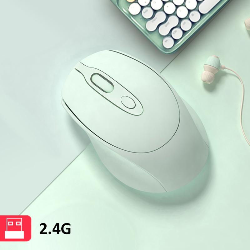 Sạc Không Dây Chuột Tắt Tiếng Để Bàn Máy Tính Laptop Tướng Văn Phòng Chuột Không Dây Bluetooth Cho Apple Macbook Air Xiaomi Pro