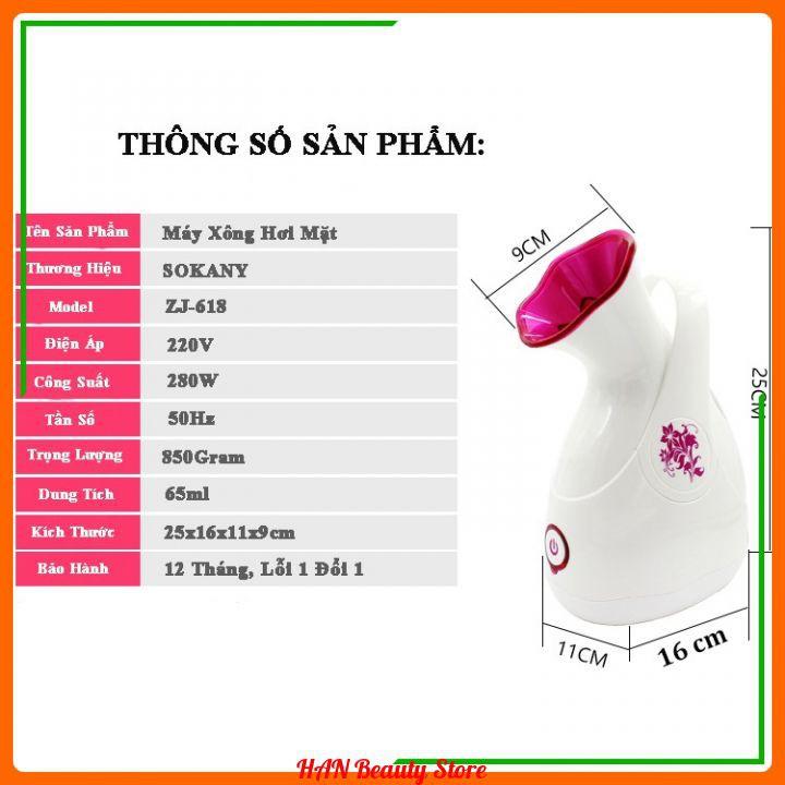 Máy Xông Hơi Mặt  Sokany ( Bảo Hành 12 tháng )