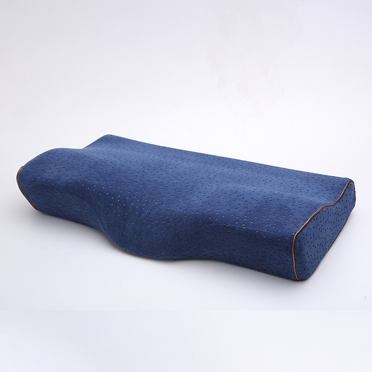 Gối Ngủ Cao Su Non Memory Foam Pillow HT SYS - Vạn Phúc - Gối Ngủ Trị Liệu - 50cmx30cm - Đem đến những giấc mơ tuyệt đẹp- Xanh