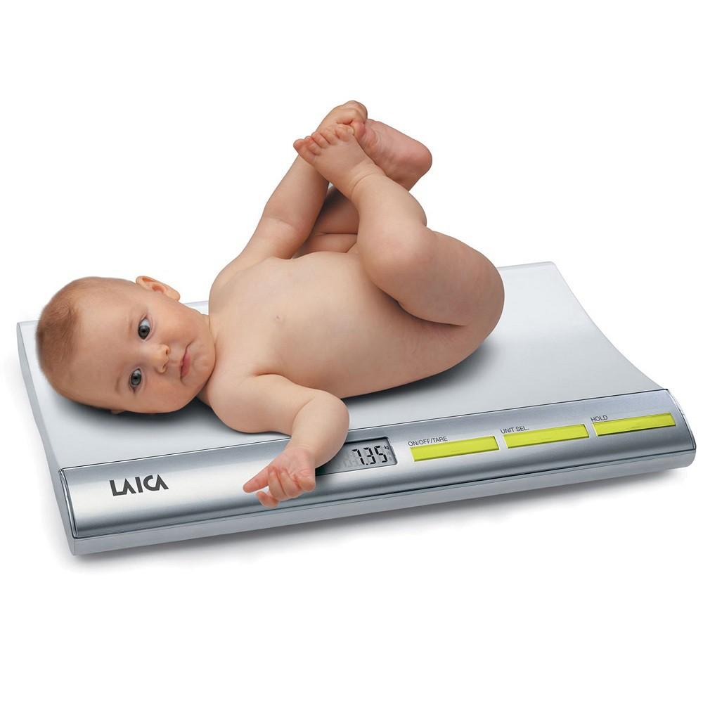 Cân trẻ sơ sinh điện tử LAICA PS3001 - Mức cân tối đa 20 kg - Tối thiểu 200g - Thước đo chiều dài 50cm