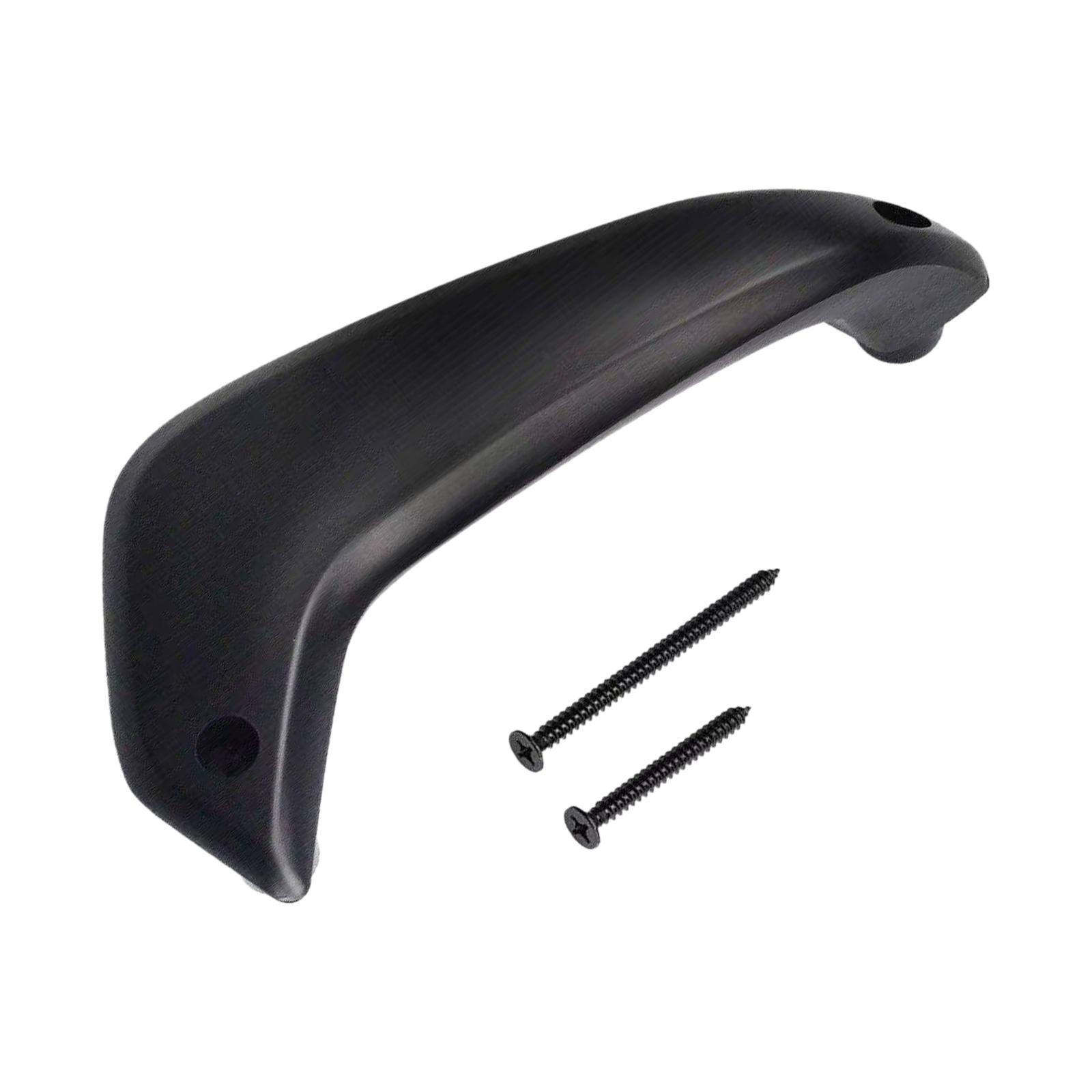 Interior Door Handle Automobile Accessories with 2 Screws Easy to Install Replacement Parts for Fiesta Black