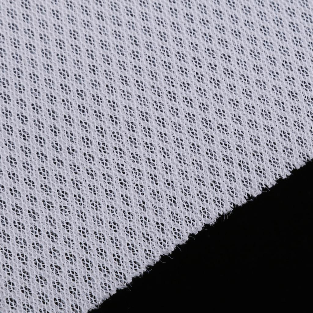 2xSpeaker Grill Cloth Stereo Gille Fabric Speaker Mesh Cloth White