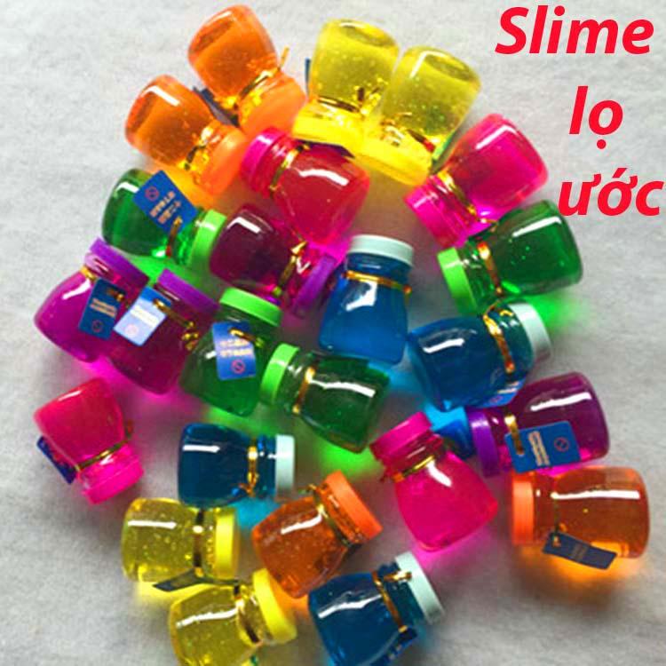 SLIME LỌ ƯỚC CHARM NG0C TRAI 6 màu Slam thiết kế độc đáo ấn tượng squishy