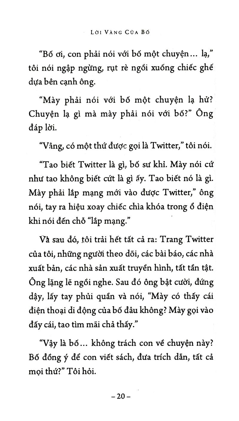 Lời Vàng Của Bố (Tái Bản 2018)