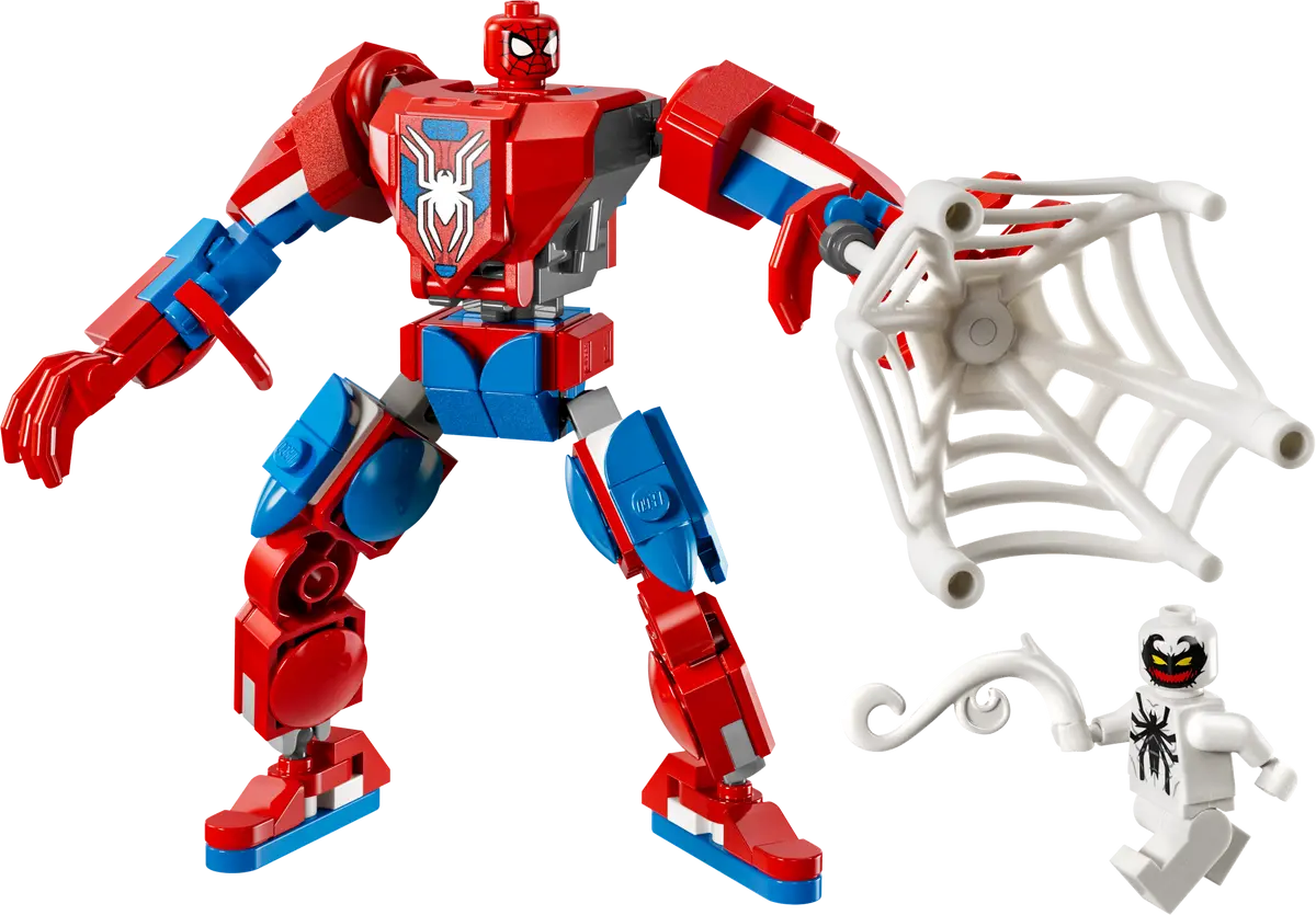 Đồ Chơi Lắp Ráp Robot Người Nhện Đại Chiến Antin-Venom - Spider-Man Mech Vs Anti-Venom - Lego Superheroes 76308 (107 Mảnh Ghép)