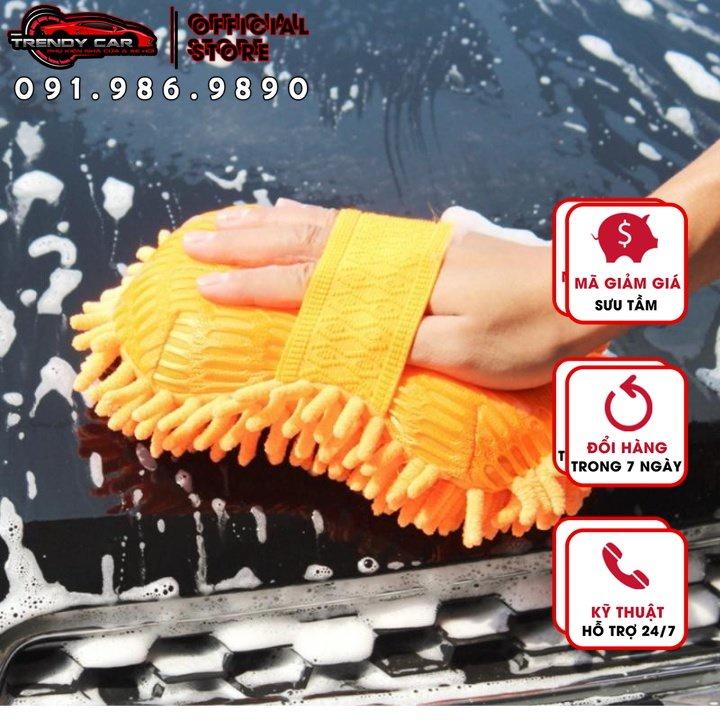 Găng tay rửa xe chuyên dụng siêu dầy - siêu bền