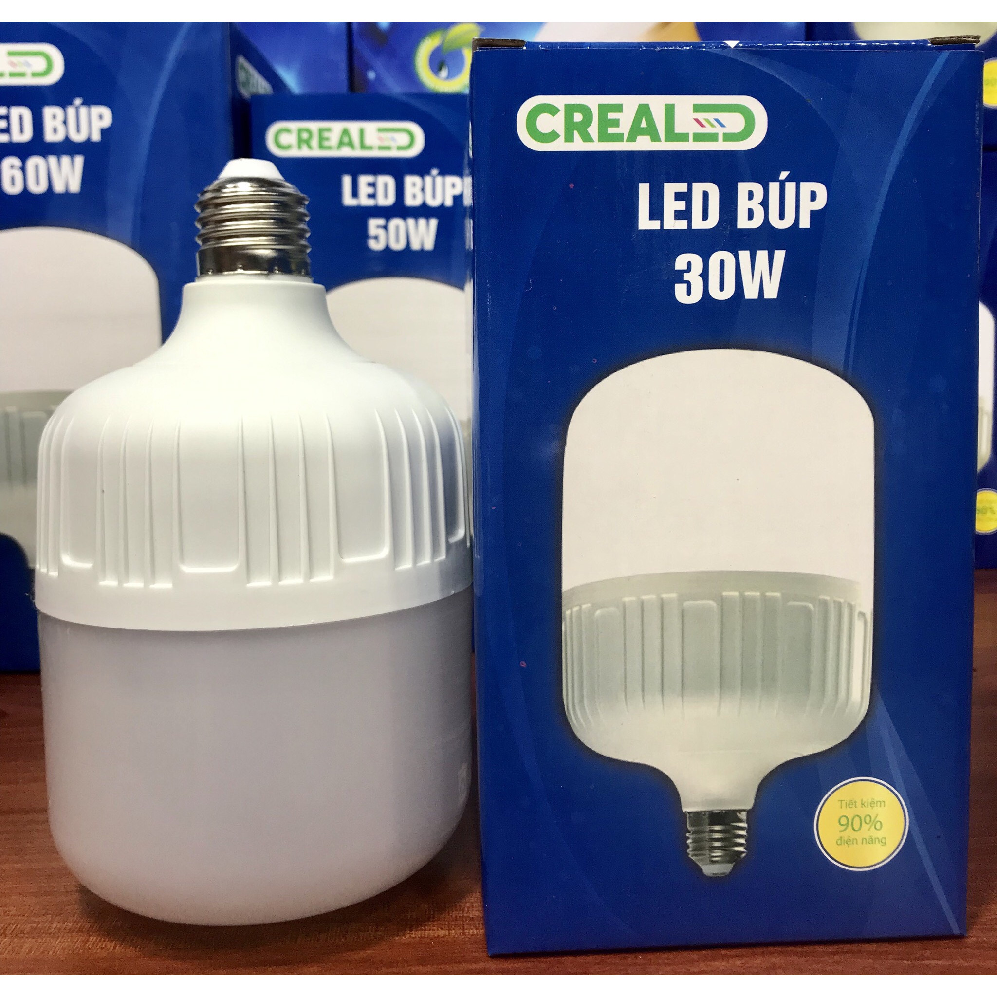 Bóng đèn led búp nhựa CREALED 30w AN TOÀN TIẾT KIỆM ĐIỆN