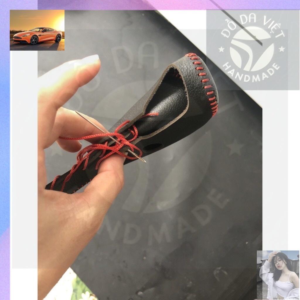 BỌC CẦN SỐ, PHANH TAY   MITSU XPANDER AT, DA BÒ THẬT, BẢO HÀNH 2 NĂM