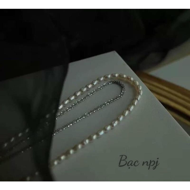 Dây chuyền đôi choker ️ Siêu hot ️hàng xi kim chuẩn đẹp