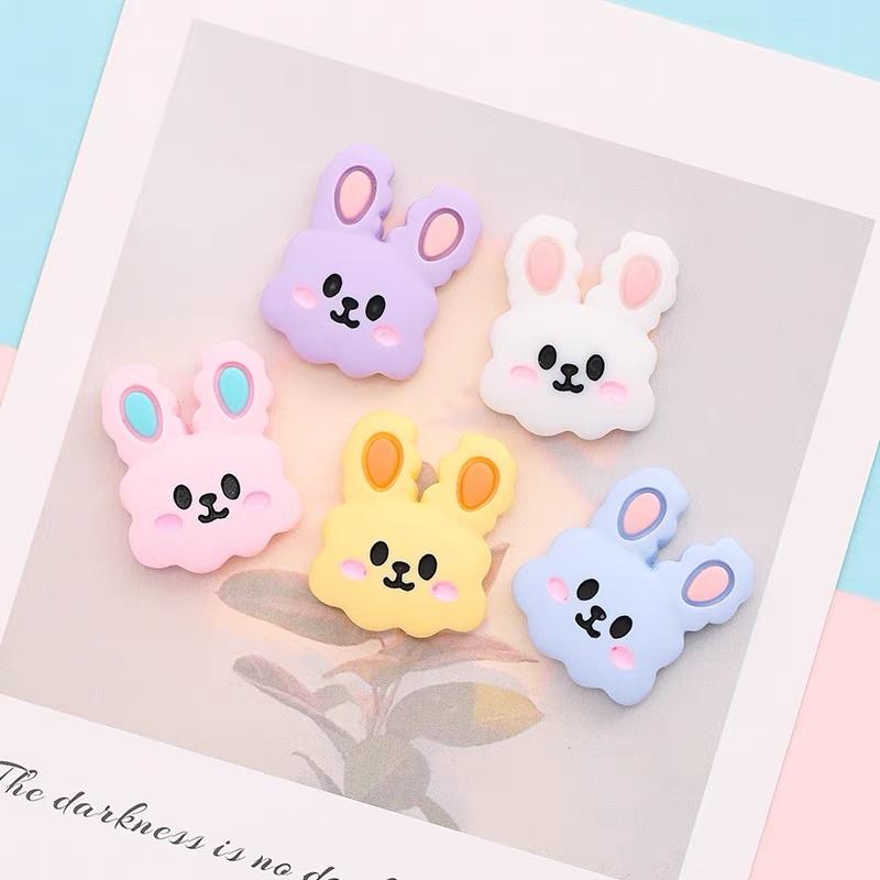 Sticker 3D mặt thỏ, nhãn dán 3d cute,decor điện thoại, bình nước, sách vở, đồ cute