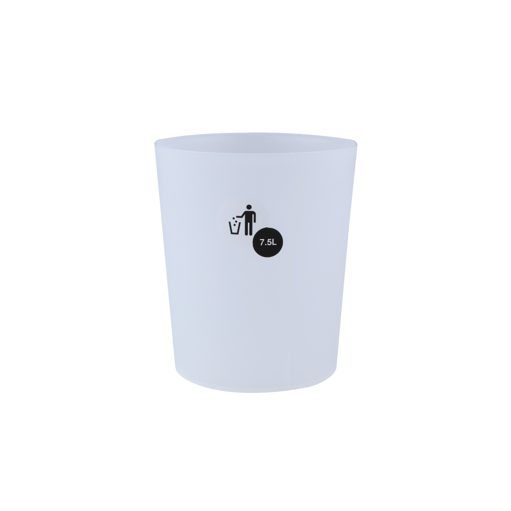 Giỏ rác tròn kiểu đơn giản 7.5 lít SOPHIE chất liệu nhựa PP màu trắng | Index Living Mall - Phân phối độc quyền tại Việt Nam