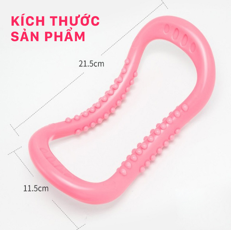 Vòng Tập YOGA Pilates Myring - YOGA QG, Nhựa ABS Cao Cấp, Hỗ Trợ Tập Yoga Và Massage Đa Năng