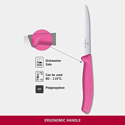 Dao bếp Victorinox Swiss Classic Paring Knife 10cm pointed tip wavy edge