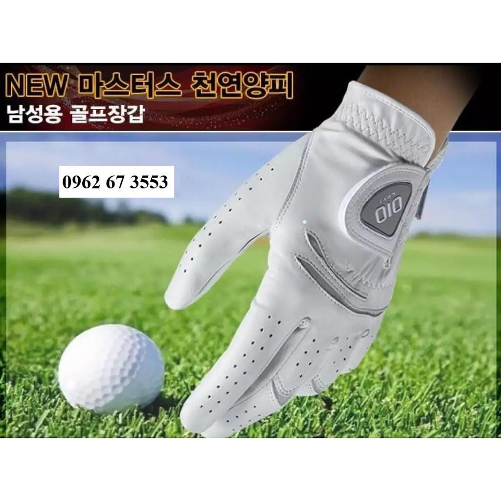 Găng tay đánh golf nam da cừu có cả hai tay chống trượt thoáng khí GT022