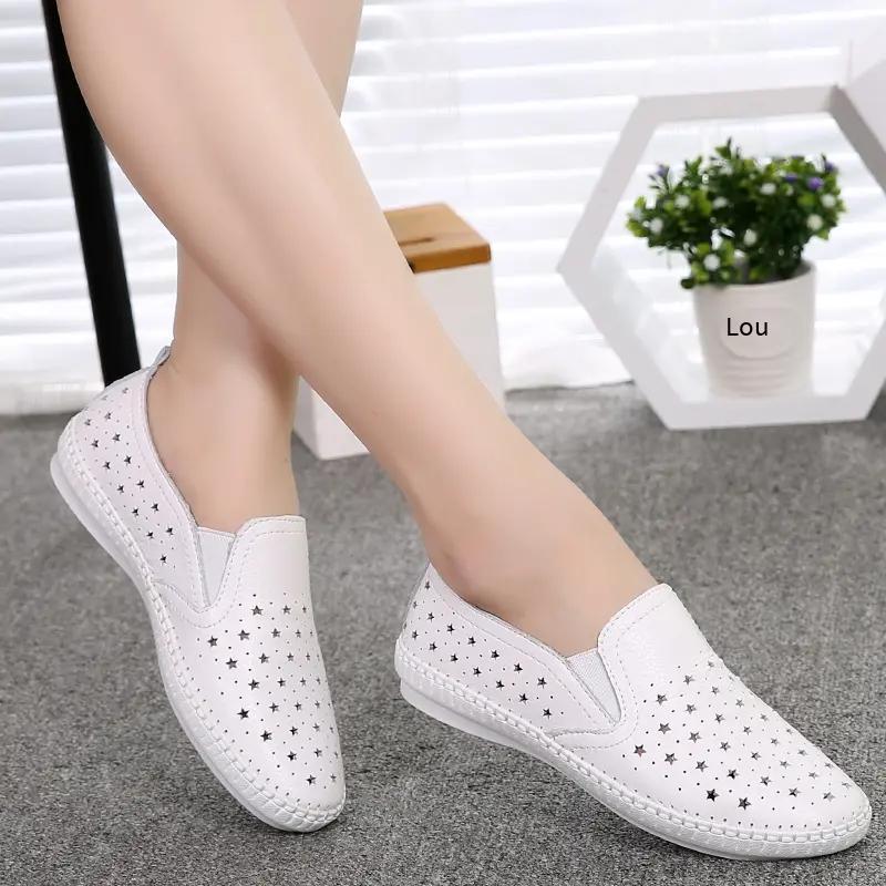 Giá thấp nhất giày nữ giày công sở giày lười ngoài trời giày thường nhẹ