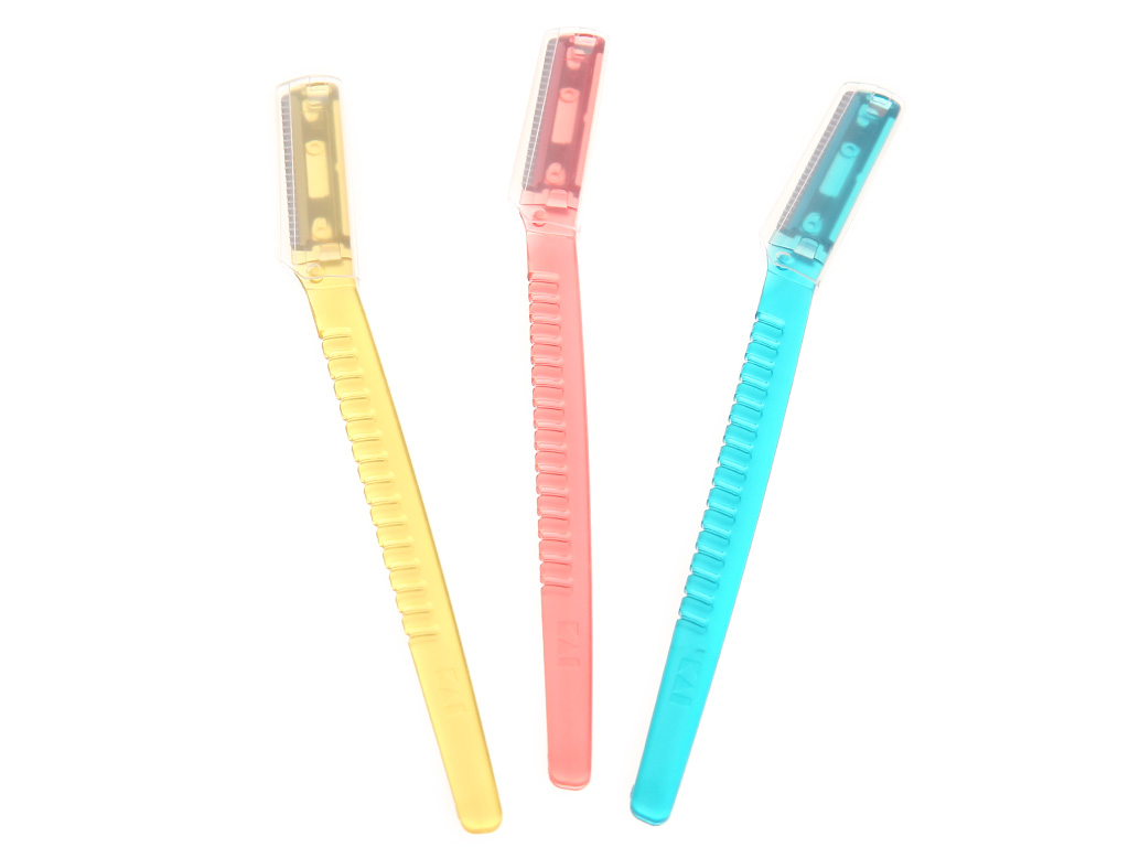 Dao Cạo Lông Mặt Lưỡi Đơn Kai Can EyeBrow Caml 06685-3P4