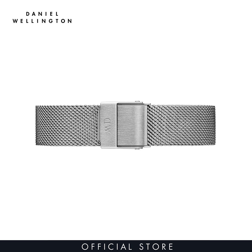 Đồng hồ Nữ Daniel Wellington dây lưới - Petite Sterling mặt trắng - vỏ