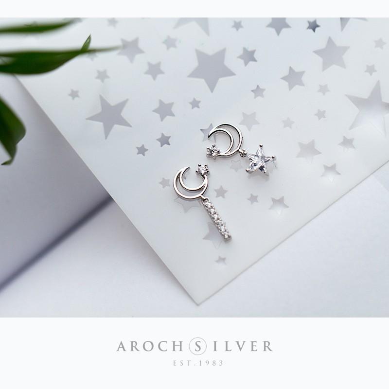 Khuyên tai bạc Ý s925 E7160 - AROCH Jewelry