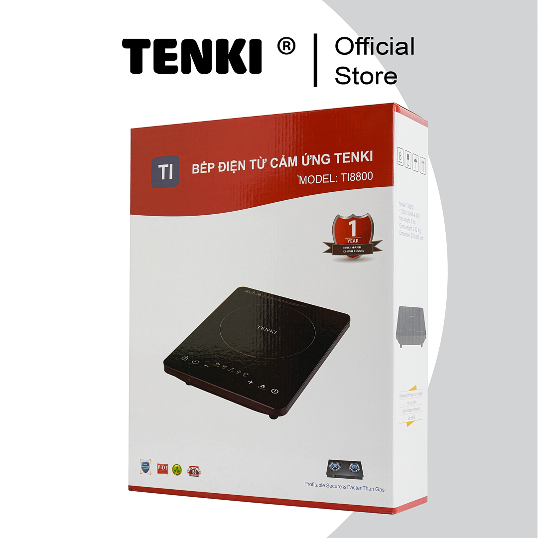 Bếp Điện Từ Cảm Ứng TENKI TI8800 - Hàng Chính Hãng BH 12 Tháng