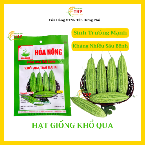Hạt giống Khổ Qua trái Dài F1 gói 1gr