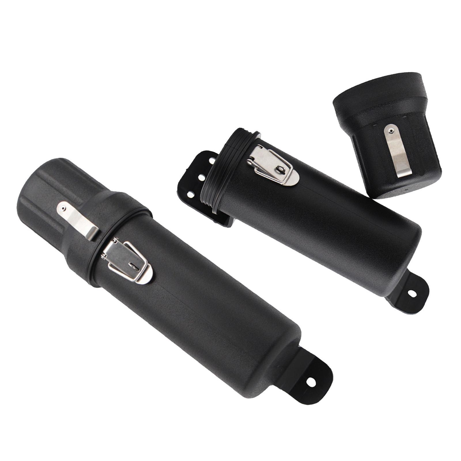 Universal Canister Holder Storage Box Case Waterproof Motorcycle Tool Tube