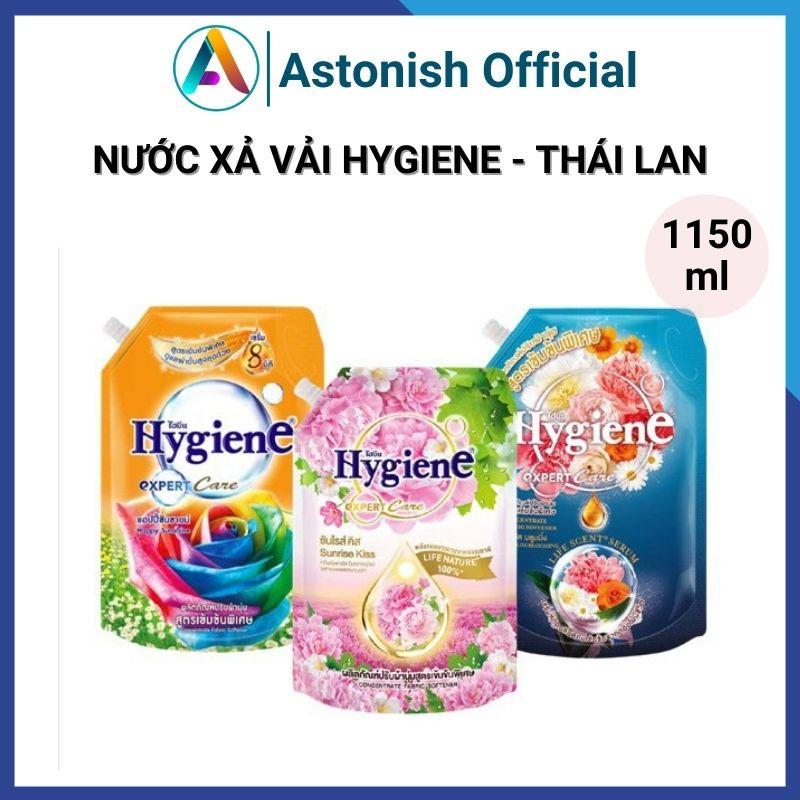 Nước xả vải Hygiene Thái Lan huyền bí đậm đặc thơm lâu túi nước xả hygiene 1150ml