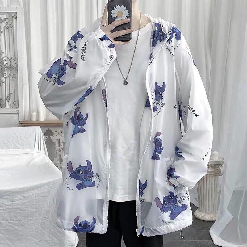 &lt; &gt; Áo khoác dù teen nam nữ 2 lớp lót dù in 3D vải đẹp