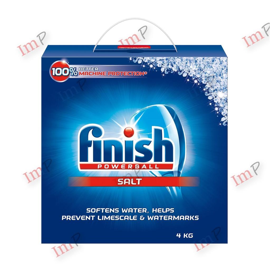 Combo Nước Rửa Chén Cho Máy 1500Ml Muối Rửa Chén Finish 1.2Kg Nước Làm Bóng Finish 1150Ml - Muối Finish 4Kg