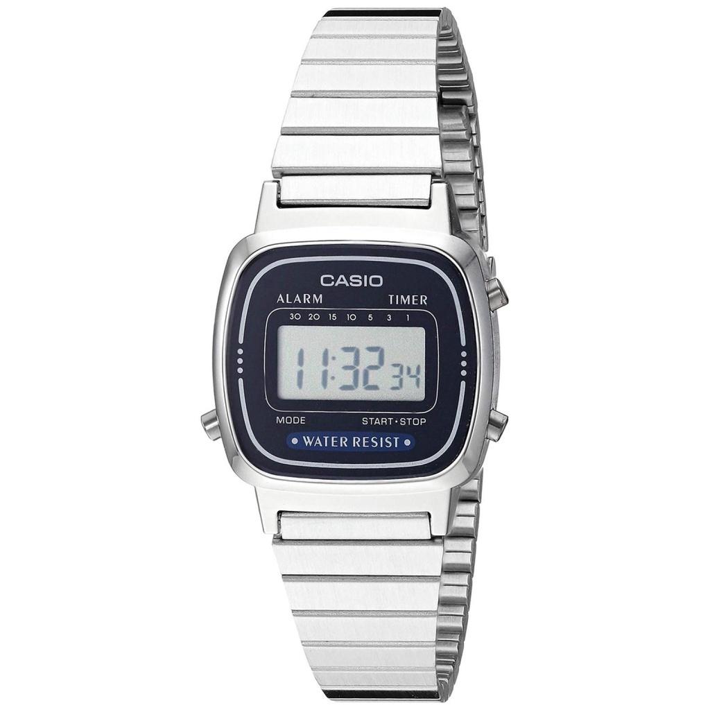 Đồng Hồ Casio Nữ Đồng Hồ Casio Chính Hãng Casio Vintage Huyền Thoại LA670WA - 2D Dây Thép Fullbox.