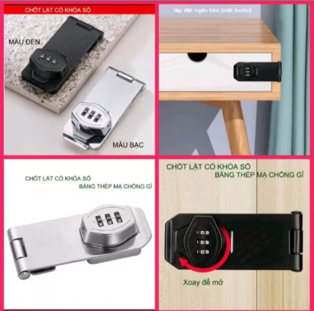 1 BỘ KHOÁ CỬA KHÓA SỐ MẬT KHẨU CAO AN TOÀN CHO MỌI GIA ĐÌNH
