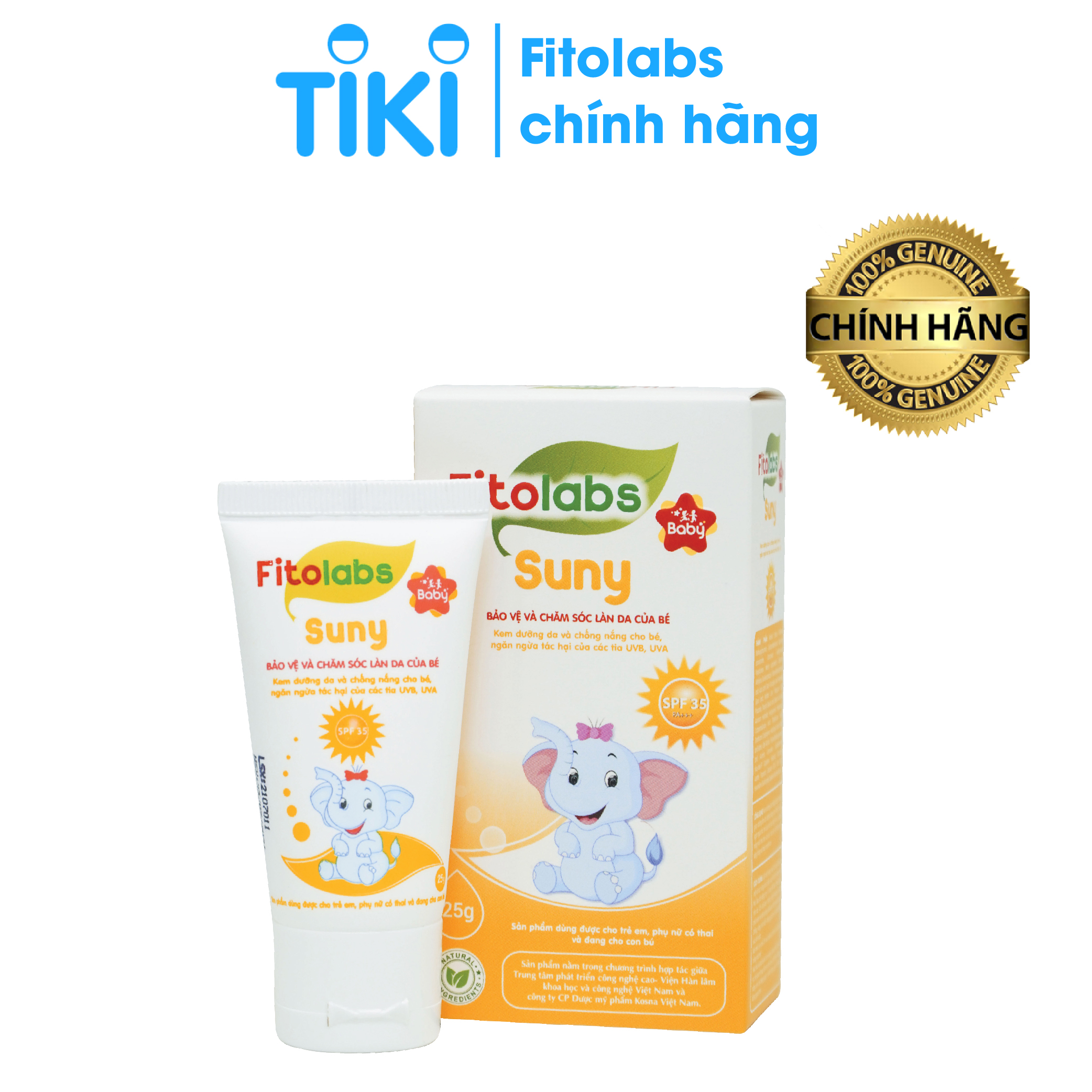 Kem chống nắng cho bé Fitolabs Suny SPF 35, PA+++