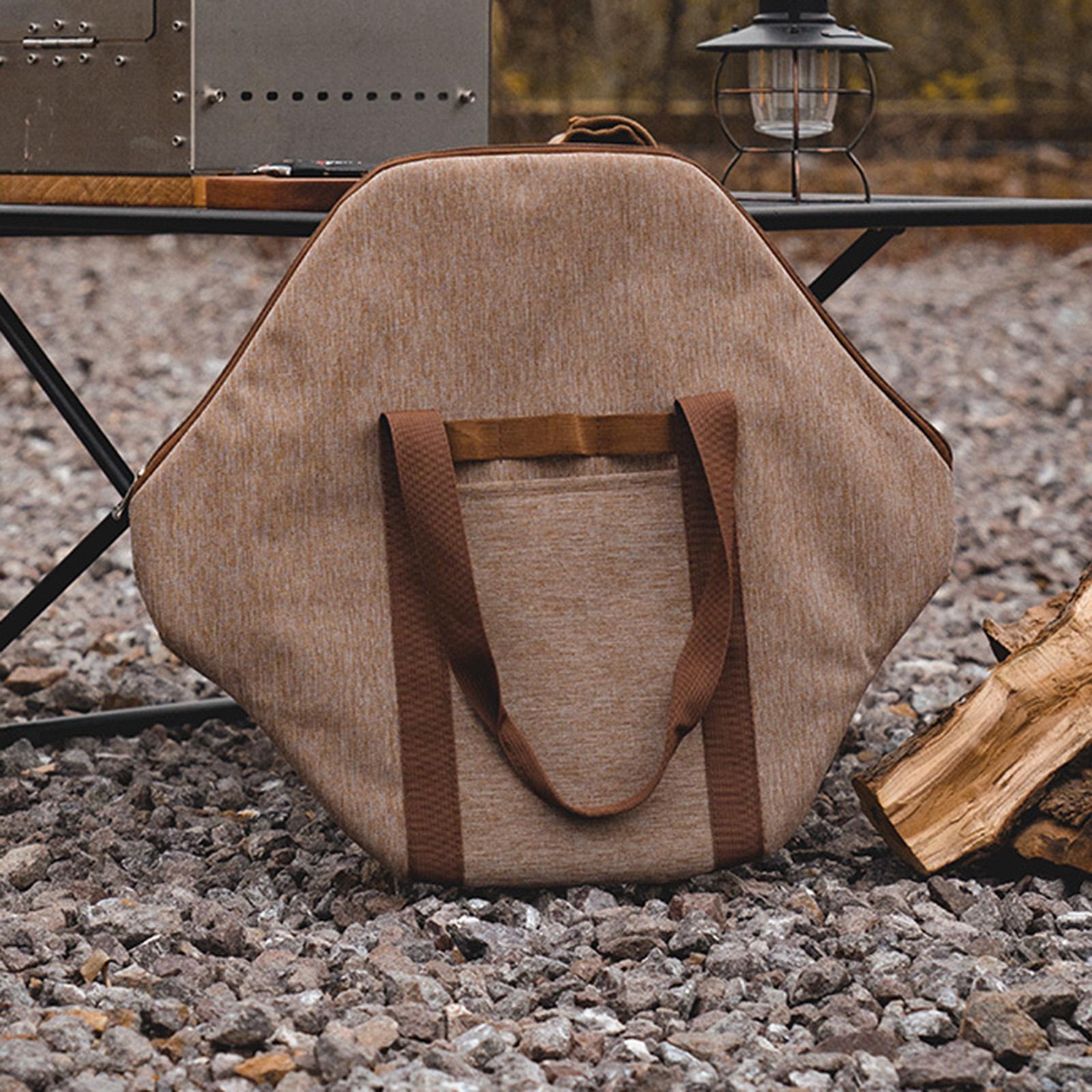 Waterproof Skillet Bag Chef Bag Zipper Pouch Storage Bag Grill Accessories Bag Cooking Utensils Container Picnic for Hiking