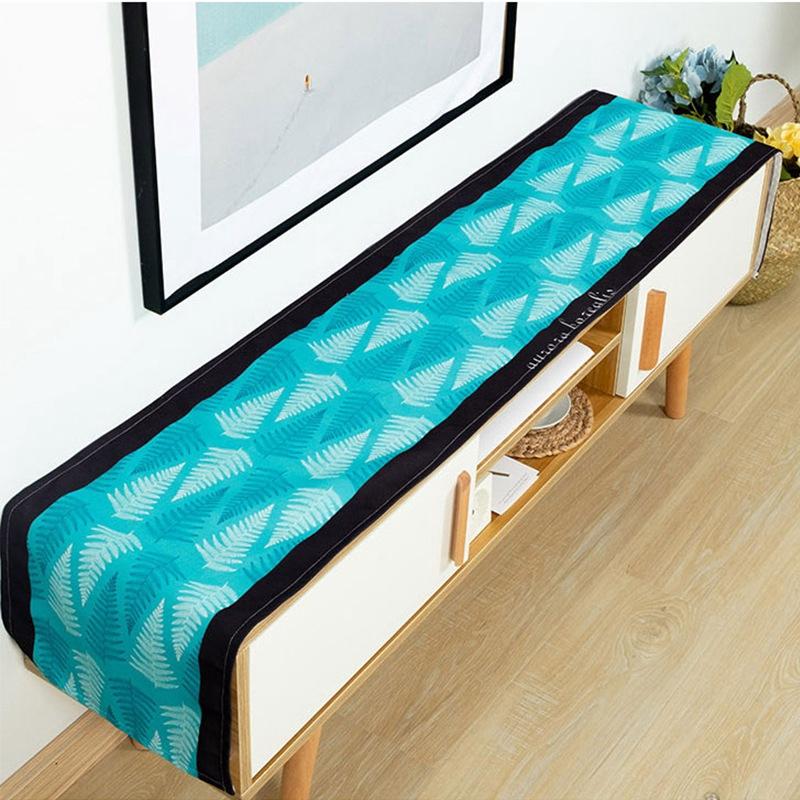 Simple TV Cabinet Tablecloth Tea Table Towel Cover Dust-proof Durable