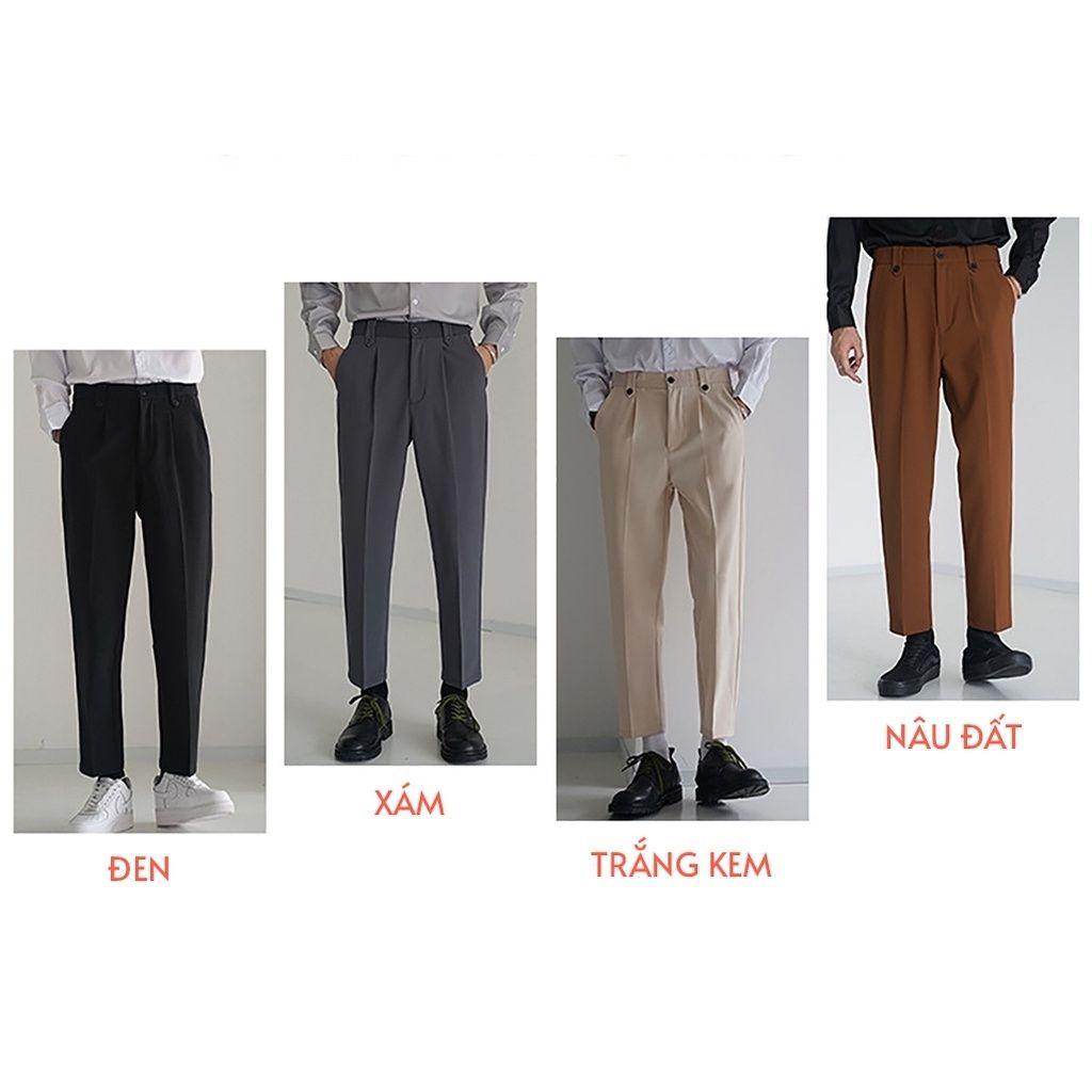 Quần tây nam TILAA FASHION ôm dáng quần baggy nam không nhăn không xù phong cách lịch lãm Hàn Quốc QD303