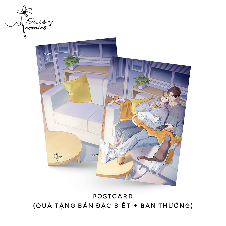 Em trai hàng xóm bướng bình quá - Tập 4 - Bản Thường tặng 01 Bookmark bế, 01 Postcard