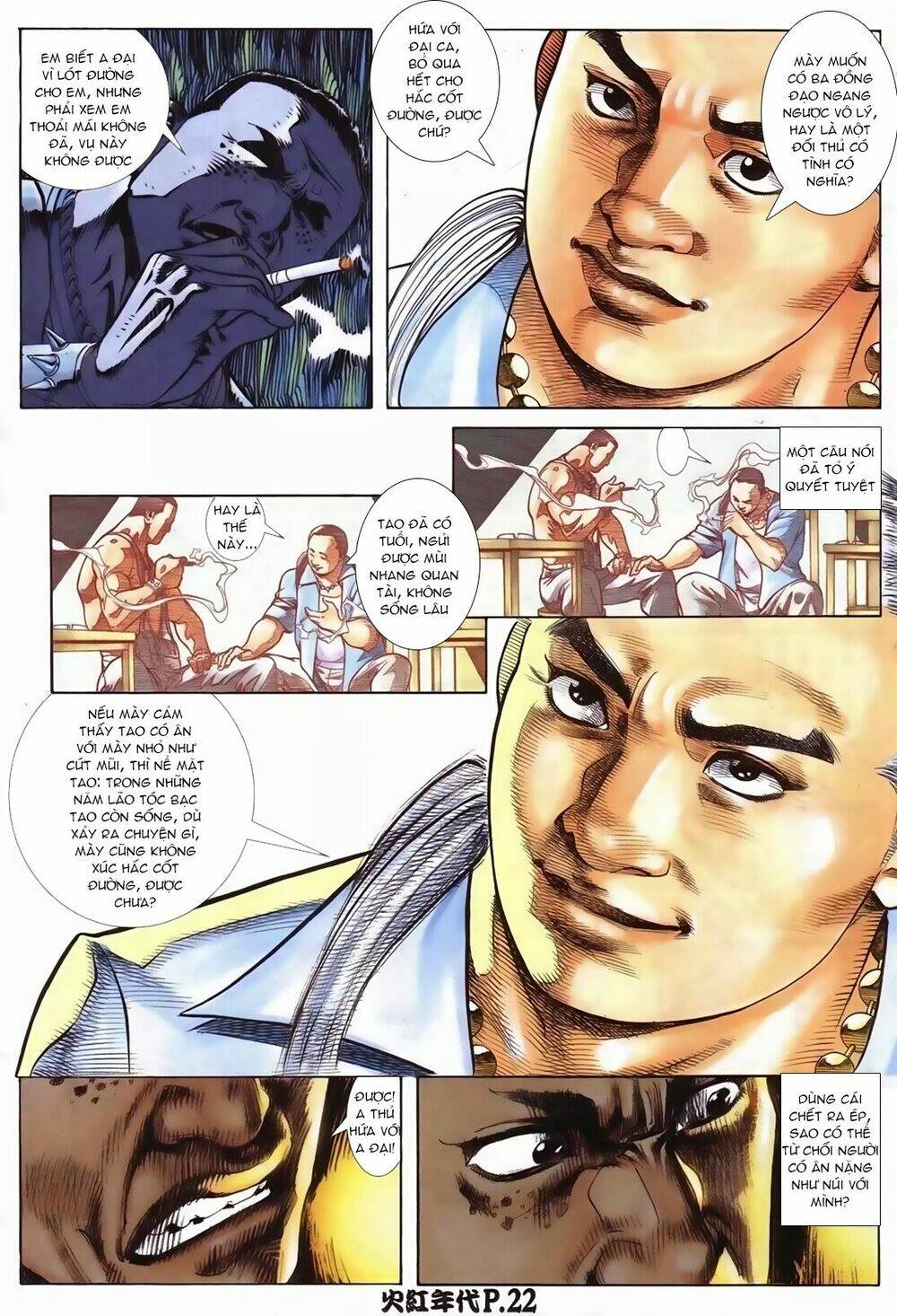 hỏa hồng niên đại hắc cốt đường chapter 83 20