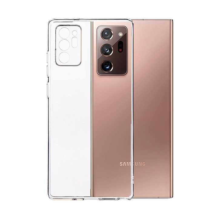 Ốp lưng silicon dẻo trong suốt bảo vệ camera cho Samsung Galaxy Note 20 Ultra hiệu Ultra Thin độ mỏng chỉ 0.6mm - Hàng nhập khẩu