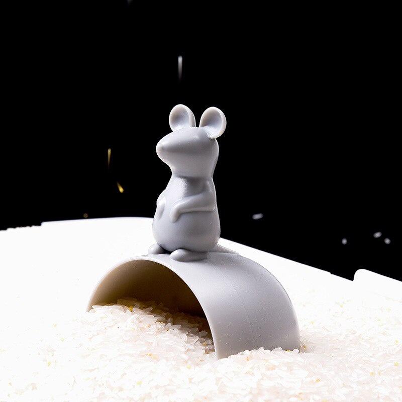 Simple Mouse Shape Rice Measuring Cup Water Spoon Cereal Rice Shovel Scoop Creative Grains Measuring Cup Kitchen Tools