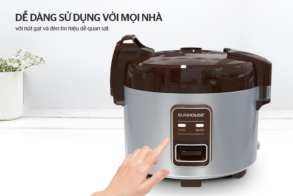 Nồi cơm điện Sunhouse 3.6 lít SHD8307 - Hàng chính hãng