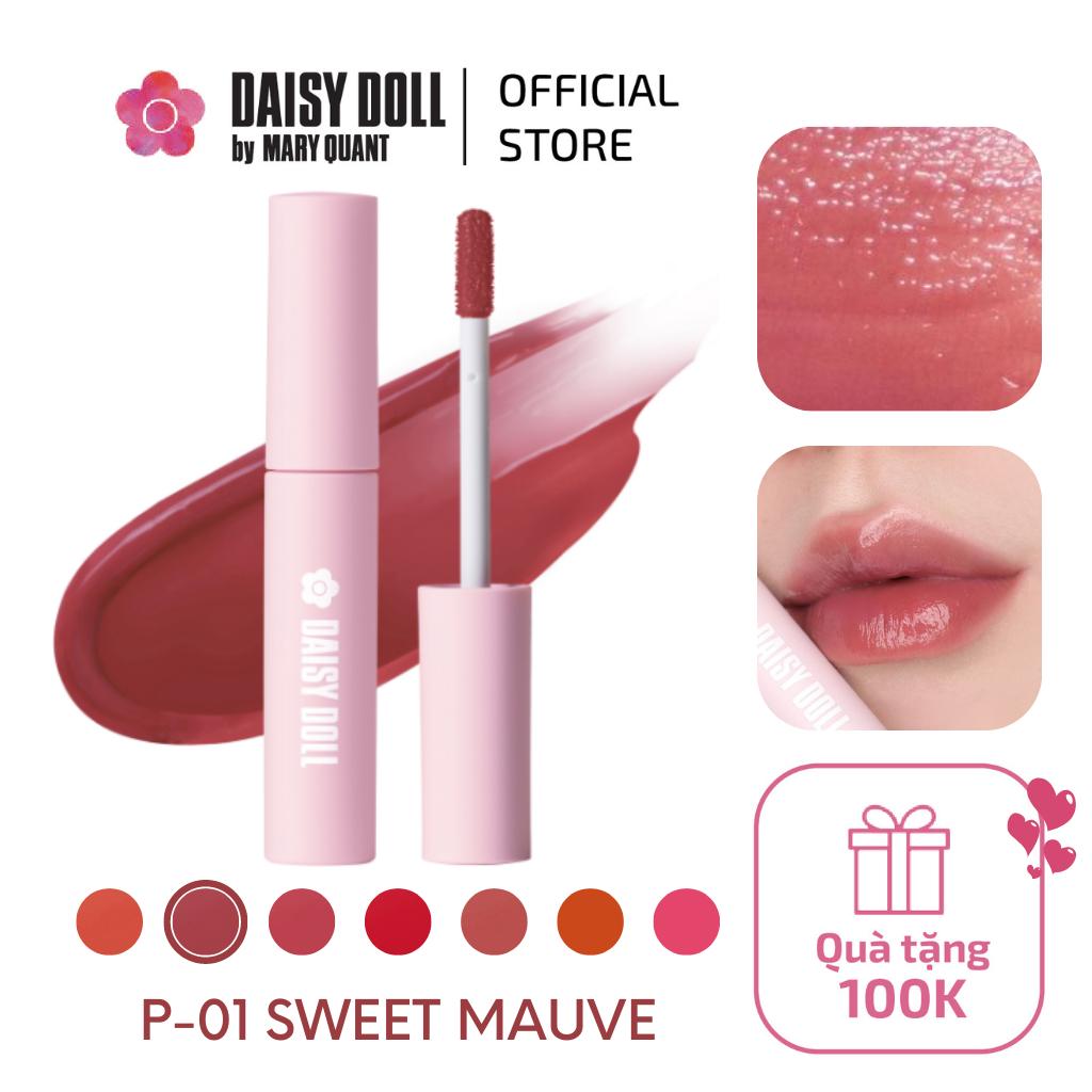 Hình ảnh Son Tint Dạng Kem Bóng Daisy Doll By Mary Quant Nhật Bản Cho Đôi Môi Mọng Nước, Căng Mướt P-01 Sweet Mauve 5g