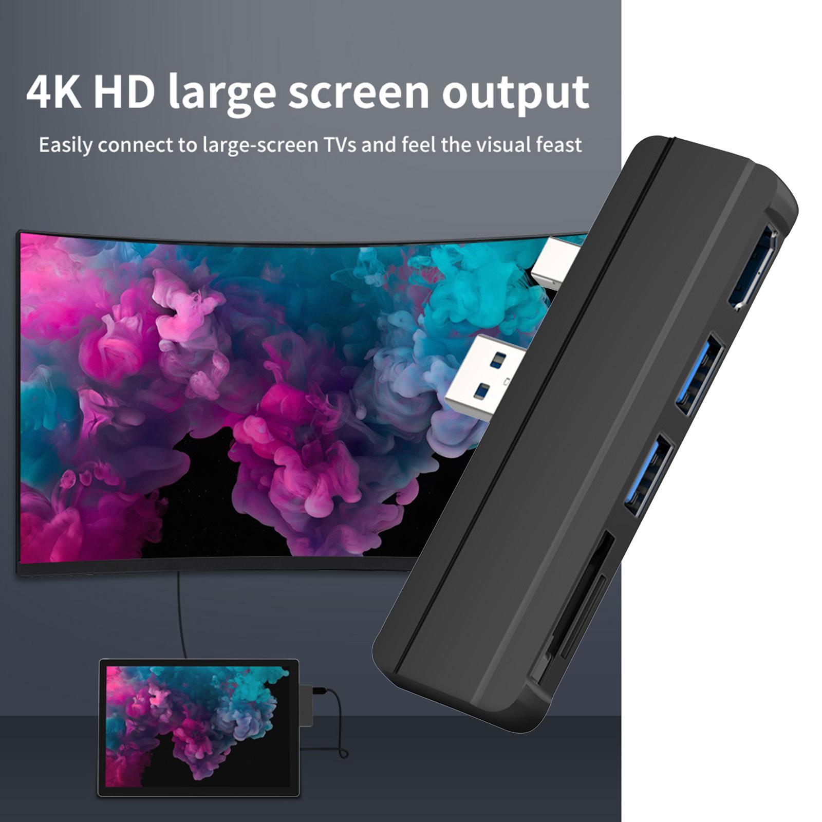 USB Hub Connector USB .0 Adapter Expansion for Surface  Adapter