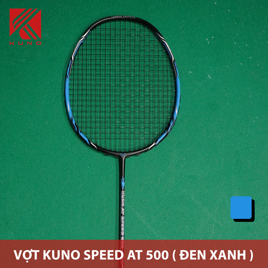 Vợt Cầu Lông KUNO AT SPEED 500, 4U, Chất Liệu Carbon Graphite, Công Thủ Toàn Diện, Được Lựa Chọn Mức Căng, Quà Tặng 2 Quấn Cán, 1 Thấm Hút Mồ Hôi, 1 Túi Nhung