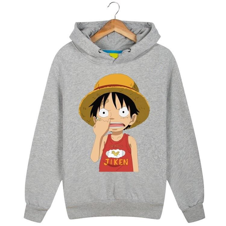 Áo Khoác Hoodie In Hình Luffy Anime One Piece Thời Trang 2019 Cho Nam