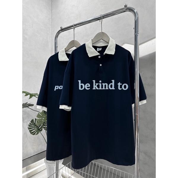 Áo polo đen xanh polo nam phong cách hàn quốc in nhiều chữ